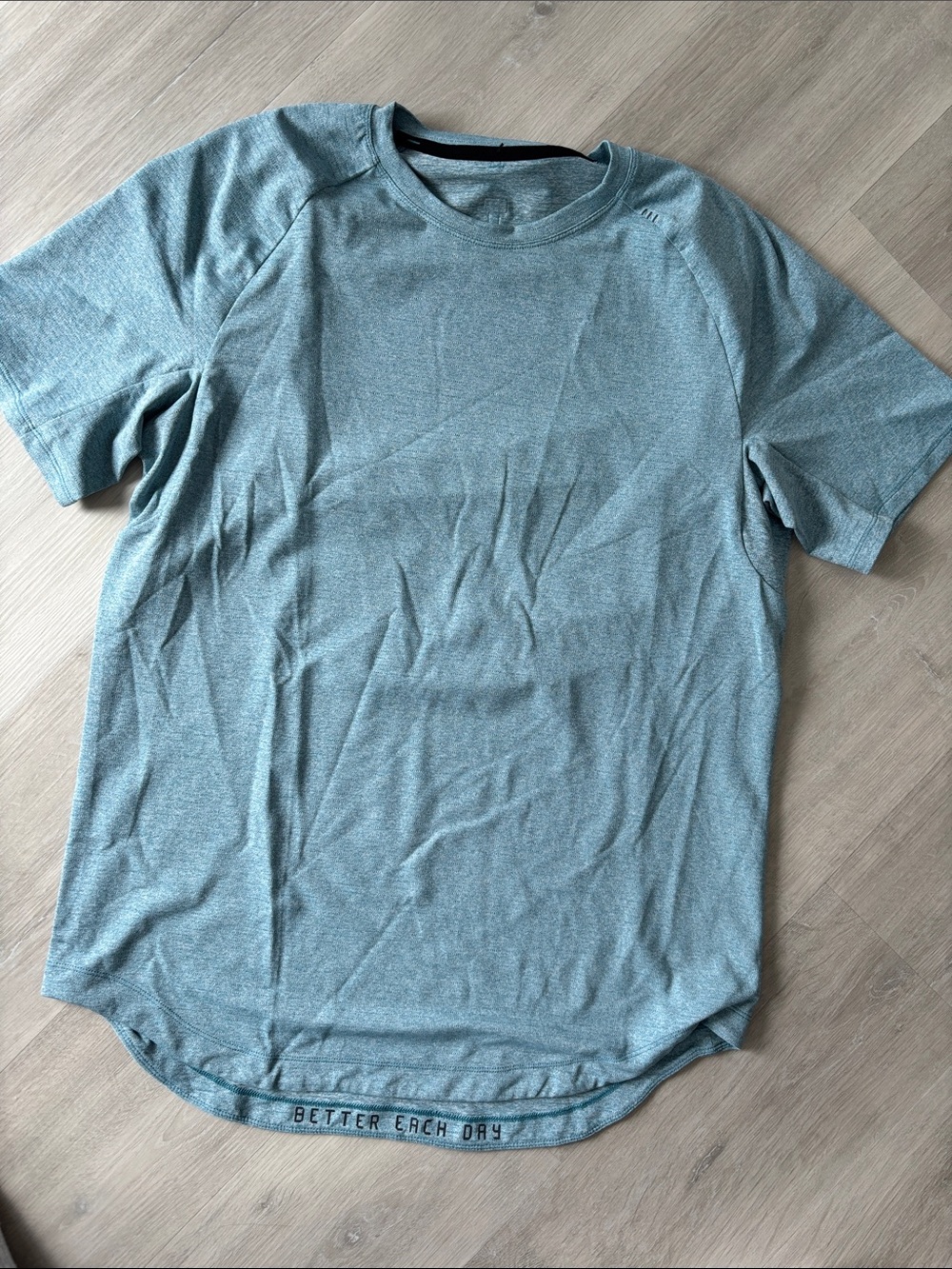 lululemon athletica Men's Short-Sleeve Crew Tee — Heather Slate Blue